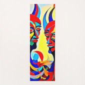 Vivid Spirit Pair Design Yogamatte (Vorderseite)