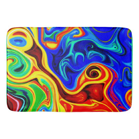 Vivid Style Muster Badematte (Vorderseite)