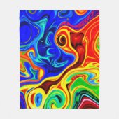 Vivid Style Muster Fleecedecke (Vorderseite)