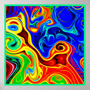 Vivid Style Muster Poster