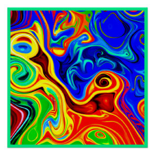 Vivid Style Muster Poster
