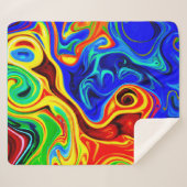 Vivid Style Muster Sherpadecke (Vorderseite (Horizontal))