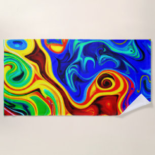 Vivid Style Muster Strandtuch
