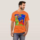 Vivid Style Muster T-Shirt (Vorne ganz)