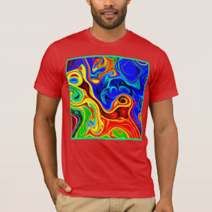 Vivid Style Muster T-Shirt