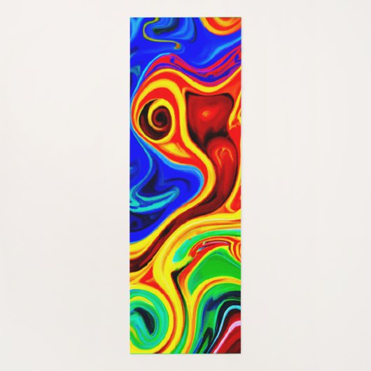 Vivid Style Muster Yogamatte (Rückseite)