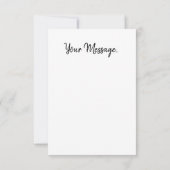 Vivid Sunflower Botanical Art Design Dankeskarte (Rückseite)