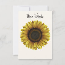Vivid Sunflower Botanical Art Design