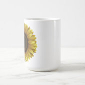 Vivid Sunflower Botanical Art Design Kaffeetasse (Mittel)