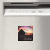 Vivid Sunset Haystack Rock Oregon 2 Zoll Magnet (In Situ (Geschirrspüler))