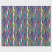 Vivid Swirl Wrapping Paper Geschenkpapier (Flach)