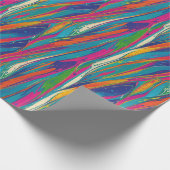 Vivid Swirl Wrapping Paper Geschenkpapier (Ecke)