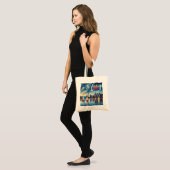 Vivid Toronto Lake Tote Tragetasche (Vorderseite (Model))