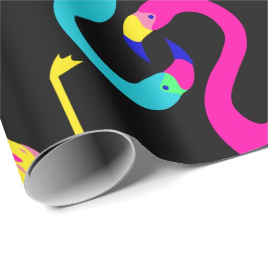 Vivid tropical, exotic hawaiian seamless pattern w geschenkpapier (Rolleneckpunkt)