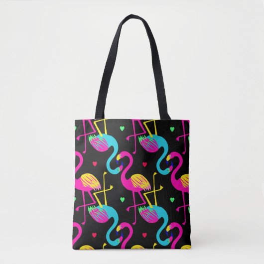 Vivid tropical, exotic hawaiian seamless pattern w tasche (Vorderseite)