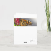 Vivid Tropische Schmetterlingskarte Karte (Rückseite)