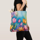 Vivid Tulips Tote Design Tasche (Von Nahem)