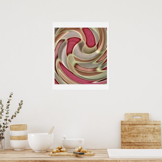 Vivid Velocity Poster (Küche)