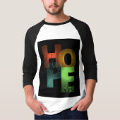 Vivid Vibes - Moderne Typografie-T - Shirt (Vorderseite)