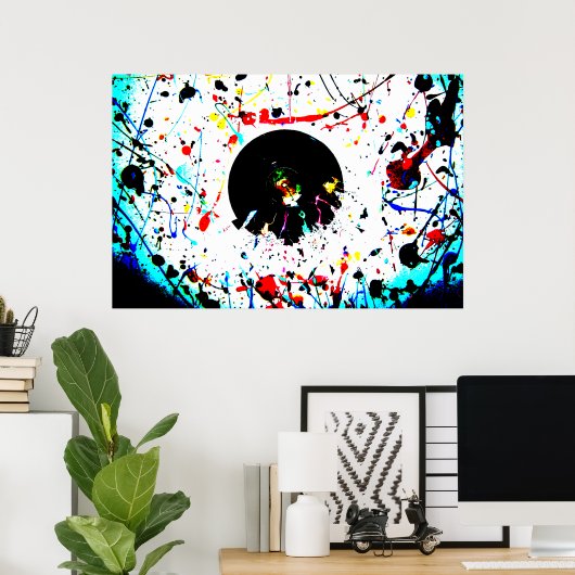 Vivid Vinyl Artistic Poster (Heimbüro)