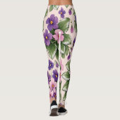 Vivid Violet Damen-Leggings Leggings (Rückseite)