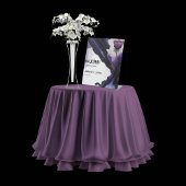 Vivid Violet Rose Wedding Sign Sockelschild