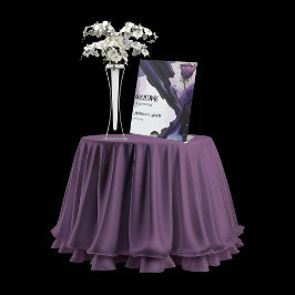 Vivid Violet Rose Wedding Sign Sockelschild