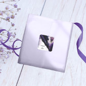 Vivid Violet Rose Wedding Stickers