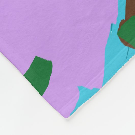 Vivid Vistas Fleecedecke (Ecke)