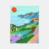 Vivid Vistas Fleecedecke (Vorderseite)