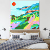 Vivid Vistas Leinwanddruck (Insitu (Schlafzimmer))
