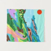 Vivid Vistas Wandteppich (Vorderseite (Horizontal))