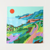 Vivid Vistas Wandteppich (Vorderseite)