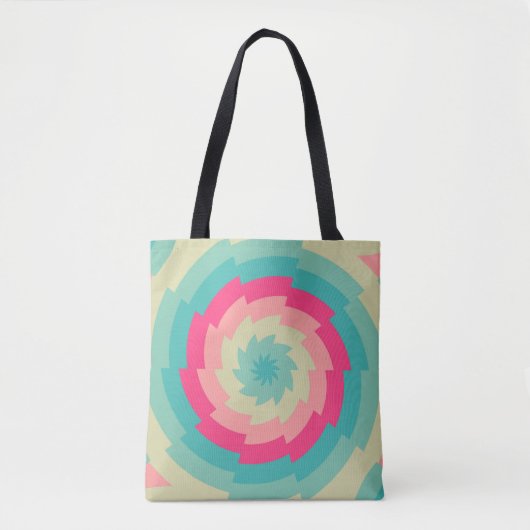 Vivid Vortex Bloom Tasche (Vorderseite)