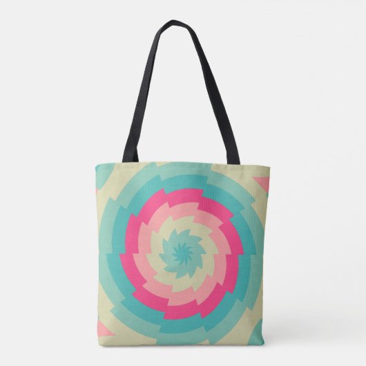 Vivid Vortex Bloom Tasche (Rückseite)