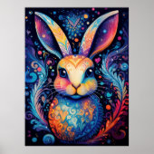 Vivid Vortex blühende, sonnige Bliss Poster (Vorne)