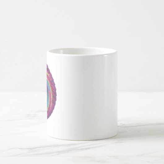 Vivid Vortex - Spiral in psychedelisch Kaffeetasse (Mittel)