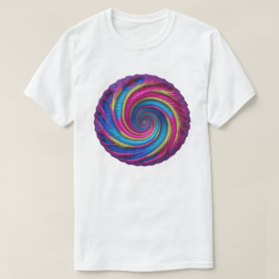 Vivid Vortex - Spiral in psychedelisch T-Shirt
