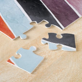 Vivid Watercolor Zickzack I Puzzle (Seite)