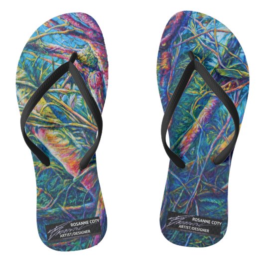 Vivid Wilds Flip Flops Badesandalen (Fußbett)