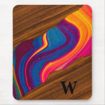 Vivid Wood Colorful River
