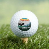 Vivid Yellowstone Nationalpark Golfball (Insitu T-Shirt)