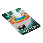 Vivid Yellowstone Nationalpark Magnet (Rechte Seite)