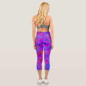 Vivide Camouflage Capri Leggings (Rückseite)