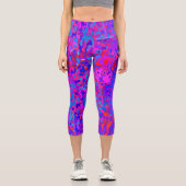 Vivide Camouflage Capri Leggings (Vorderseite)