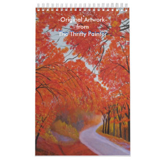 Vivide Farben Original Acrylbilder Kalender