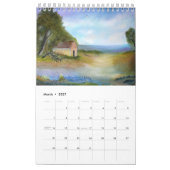 Vivide Farben Original Acrylbilder Kalender (Mär 2027)
