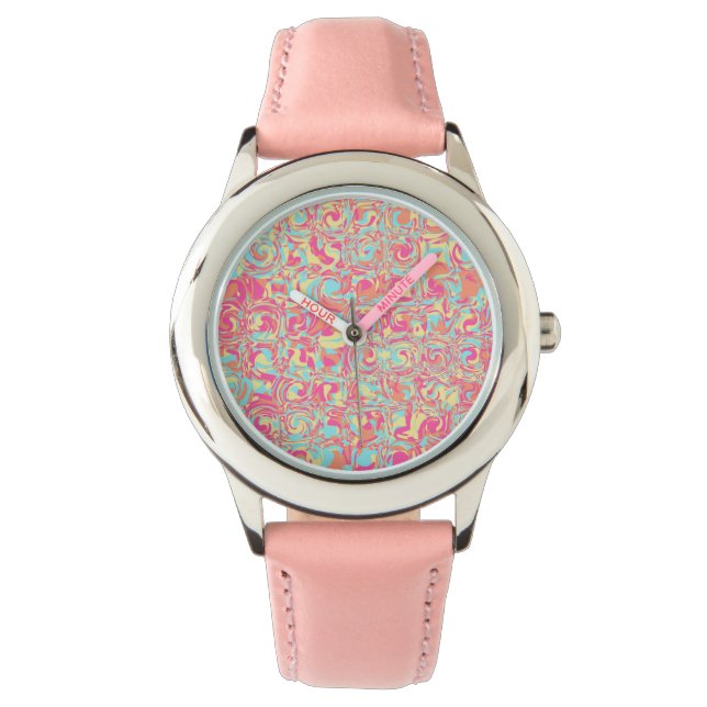 Vivide Wirbel Armbanduhr (Vorderseite)