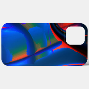 Vivider Pfirsichschnitt digitale Farbvergrößerung Case-Mate iPhone Hülle