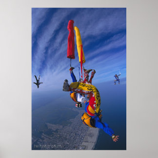 VividViews.com: Tube Dive Over Wildwood, NJ Print Poster